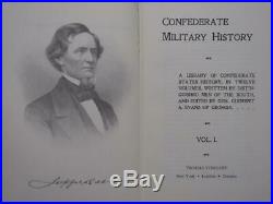 Confederate Military History Complete 12-volume Book Set CIVIL War Fine
