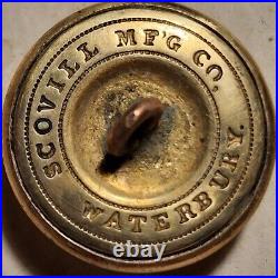 Confederate Missouri CIVIL War Coat Button Scovil Mf'g Co Waterbury