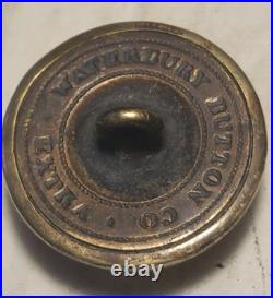 Confederate Missouri CIVIL War Officers Coat Button Waterbury Button Co Extra