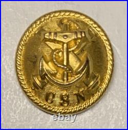 Confederate Navy Civil War Coat Button