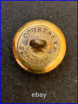 Confederate Navy Cuff Button Albert-cs55 Tice-csn210 Courtney & Tennent