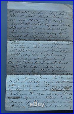 Confederate Original Civil War Letter Slaves Building Fort Helena Arkansas