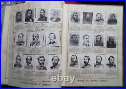 Confederate Portrait Album Civil War 1861- 1865. Hardbound