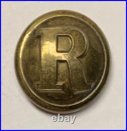 Confederate Rifleman Civil War Coat Button
