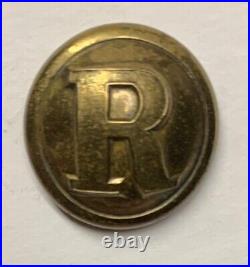 Confederate Rifleman Civil War Coat Button