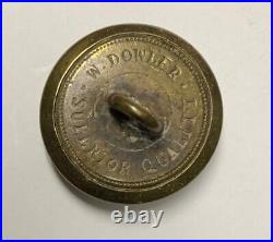 Confederate Rifleman Civil War Coat Button