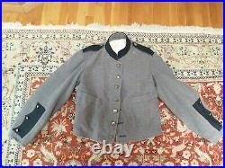 Confederate Shell Jacket Authentic Campaigner Civil War BenTart Jean sz40