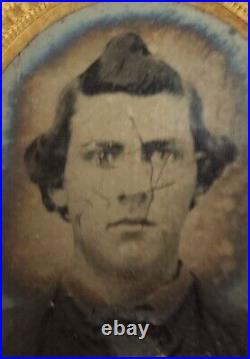 Confederate Solider Photograph US Civil War 1861