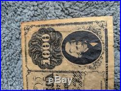 Confederate States $1000 BILL 1861 AWESOME CIVIL WAR MEMORABILIA REPRODUCTION