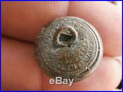 Confederate States Navy CSN button S. ISAAC Campbell Co -Sudley VA Civil War-Dug