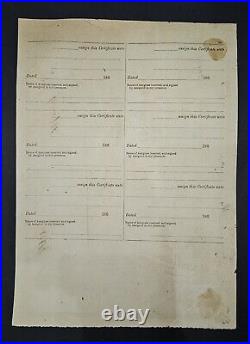 Confederate States Of America $1000 Loan Non Taxable Certificate March 9, 1865