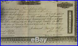 Confederate States Stock Certificate $3000, Humphrey Keyes 1864 CIVIL War