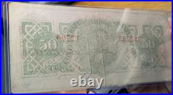 Confederate States of America $50 April, 1863 Richmond Civil War Banknote, Nice