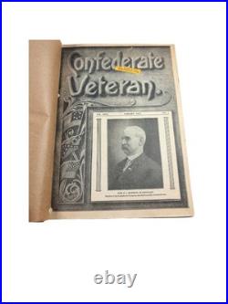 Confederate Veteran 1918 Complete Bound Volume Civil War History Illustrated