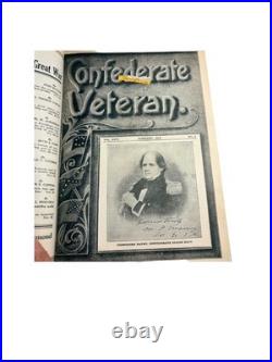 Confederate Veteran 1918 Complete Bound Volume Civil War History Illustrated