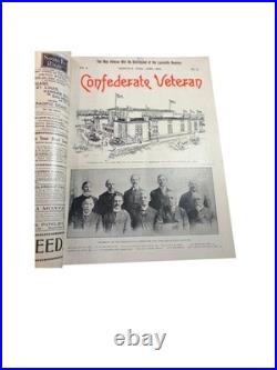 Confederate Veteran Journal Vols 8-9 1900-1901 Civil War History Periodical