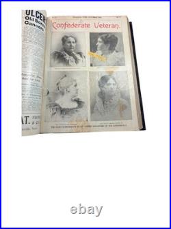 Confederate Veteran Journal Vols 8-9 1900-1901 Civil War History Periodical