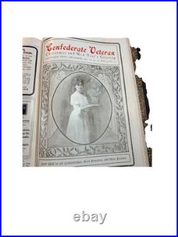 Confederate Veteran Journal Vols 8-9 1900-1901 Civil War History Periodical