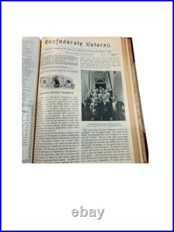 Confederate Veteran Magazine Bound Volume IV 1896 Civil War History Journal