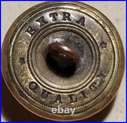 Confederate Virginia CIVIL War Coat Button Extra / Quality