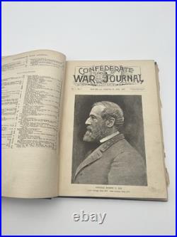 Confederate War Journal Volume 1 April 1893 To March 1894