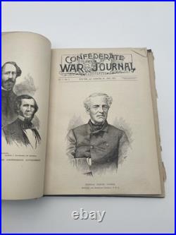Confederate War Journal Volume 1 April 1893 To March 1894