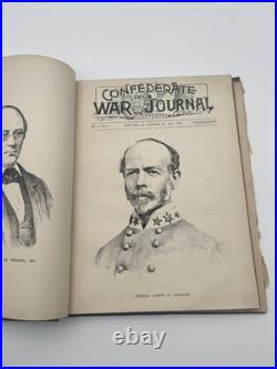 Confederate War Journal Volume 1 April 1893 To March 1894