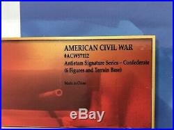 Conte ACW57112 American Civil War Antietam Confederate 6 Figures & Terrain Base