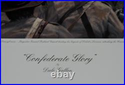 Dale Gallon Confederate Glory Civil War Print Mint Condition UNFRAMED