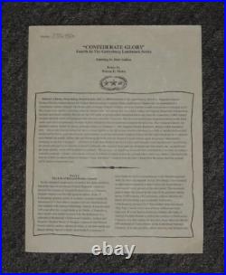 Dale Gallon Confederate Glory Civil War Print Mint Condition UNFRAMED