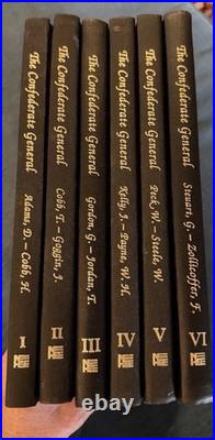 Davis Confederate General 1991 HC Complete 6 Vol Set Civil War Illustrated VG