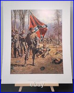 Don Troiani Civil War Print Confederate Standard Bearer Rare