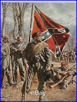 Don Troiani Confederate Standard Bearer Museum Framed Civil War Print