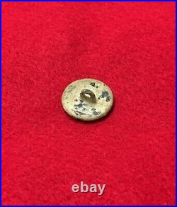 Dug CS Pewter Cast Infantry Civil War Military Button Confederate Howlett Line