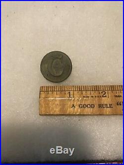 Dug Civil War Confederate Cavalry Button HT&B Manchester backmark