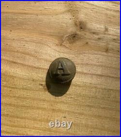 Dug Confederate Artillery Tin Back Button Civil War Relic CS Line Drewrys Bluff