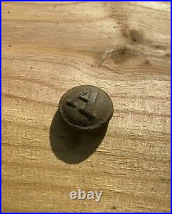 Dug Confederate Artillery Tin Back Button Civil War Relic CS Line Drewrys Bluff