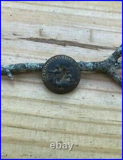 Dug Confederate North Carolina State Seal Civil War CS Button Central Virginia