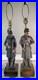 Dunning Industries Inc Civil War Union and Confederate Soldier Table Lamps