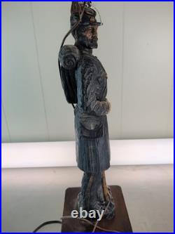 Dunning Industries Inc Civil War Union and Confederate Soldier Table Lamps