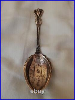 Early Civil War Confederate Soldier Sterling Silver Spoon