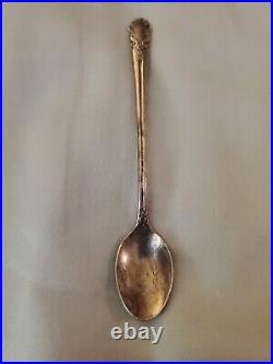 Early Civil War Confederate Soldier Sterling Silver Spoon