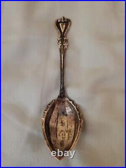 Early Civil War Confederate Soldier Sterling Silver Spoon