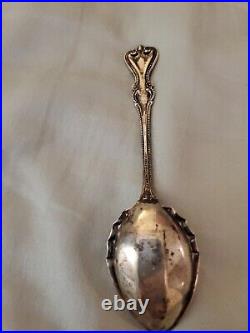 Early Civil War Confederate Soldier Sterling Silver Spoon