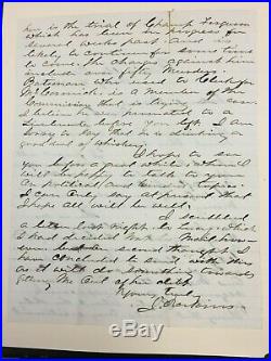 Exceedingly Rare Champ Ferguson Execution Letter Civil War Confederate Terrorist