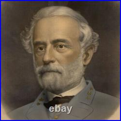 Exceedingly Rare Robert E. Lee Memorial Lithograph CSA Confederate Civil War