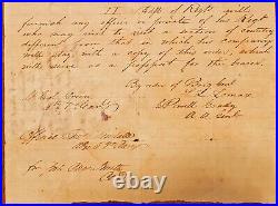Extremely Rare CONFEDERATE General Order 1864 Robert E. Lee, Lunsford Lomax NICE