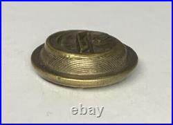 Extremely Rare Confederate Local Engineers Civil War Coat Button