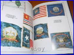 FLAGS OF THE CIVIL WAR Union & Confederate Flag Banners Banner History Book