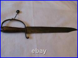 Fantastic Confederate CIVIL War D Guard Bowie Knife